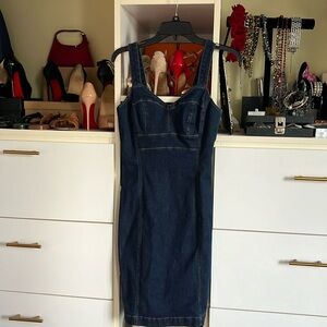 White House Black Market Denim Dress